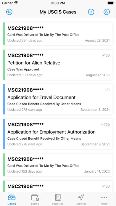 Case Tracker for USCIS Status screenshot 1