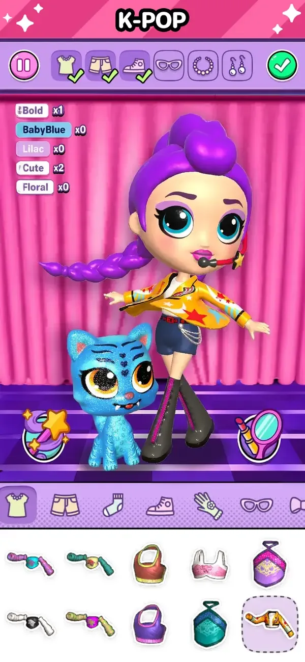 Go! Dolliz: Doll Dress Up Game screenshot 1