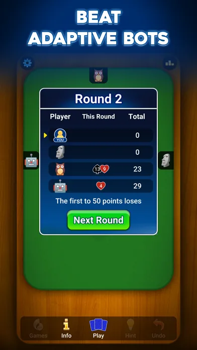 Hearts: Card Game+ screenshot 3