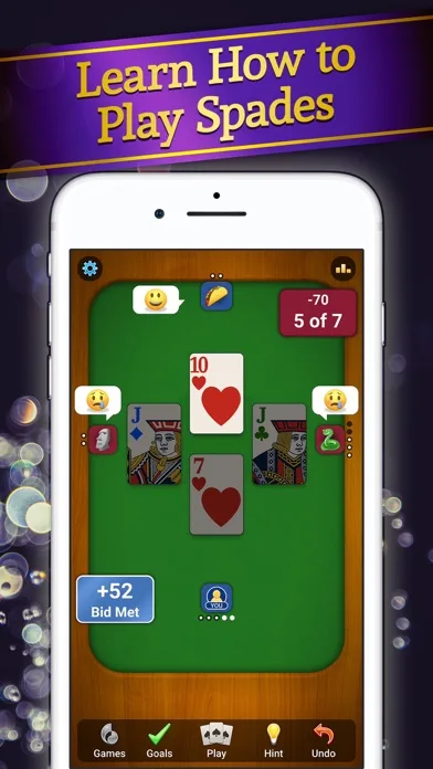 Spades: Card Game+ screenshot 1