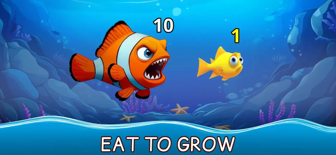 Hungry Ocean: Eat Fish & Grow screenshot 1