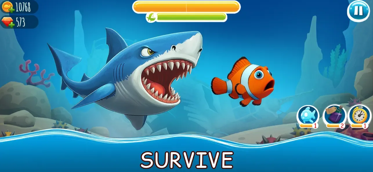 Hungry Ocean: Eat Fish & Grow screenshot 2