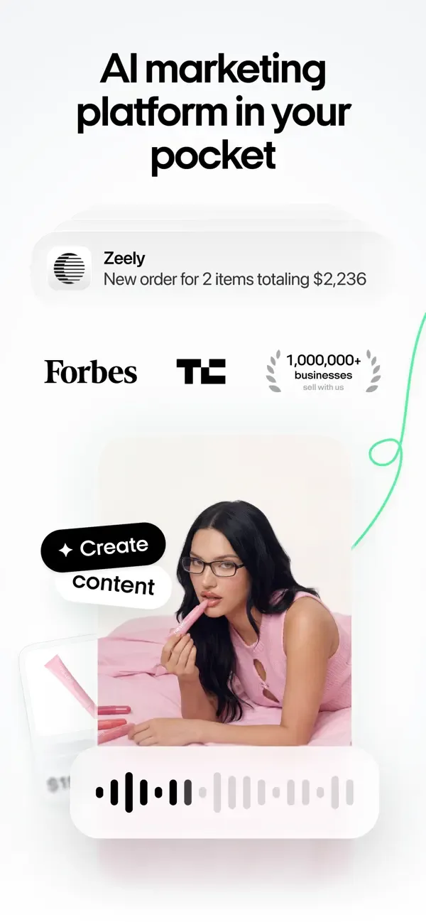 Zeely: AI Marketing Platform screenshot 1