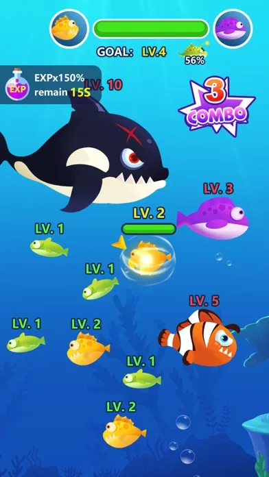 Ocean Fish Evolution screenshot 2