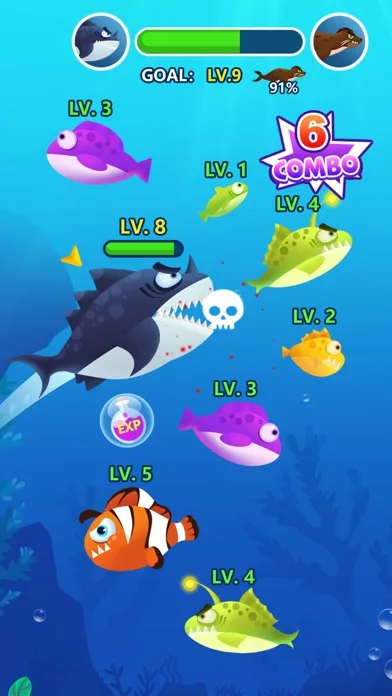 Ocean Fish Evolution screenshot 3