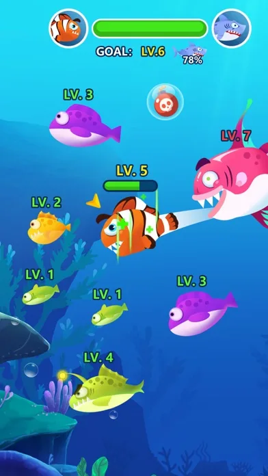 Ocean Fish Evolution screenshot 4