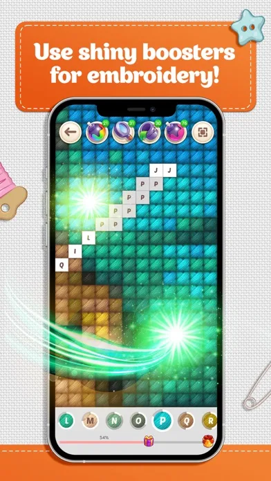 Cross Stitch Coloring Art screenshot 2