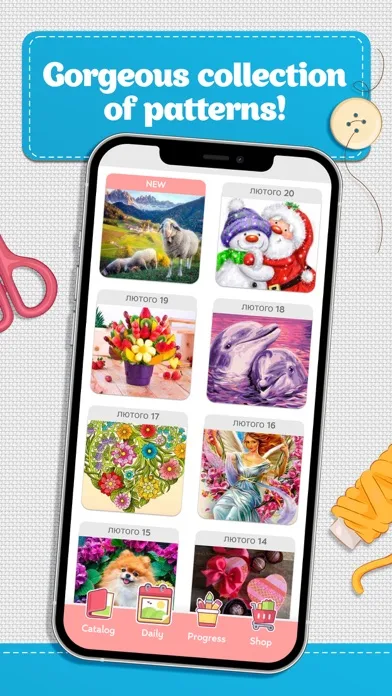 Cross Stitch Coloring Art screenshot 4