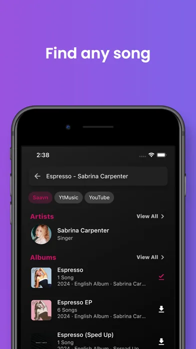 Youtify - Music & Playlists screenshot 3