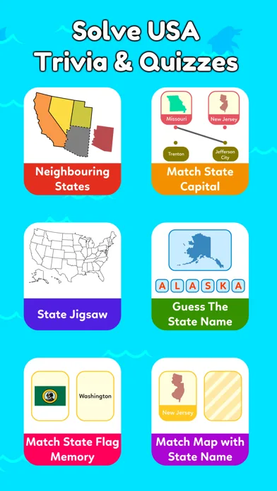 USA Map: Kids Geography Games screenshot 4