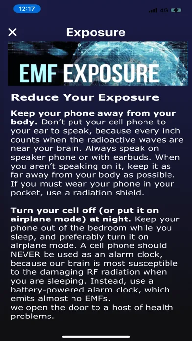 Emf Detector Radiation Reader screenshot 4