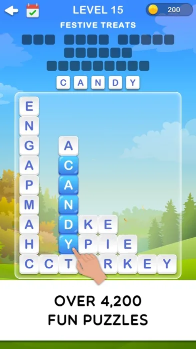 Harvest of Words - Word Stack screenshot 1