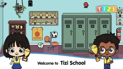 My Tizi School Cafe World Game screenshot 1
