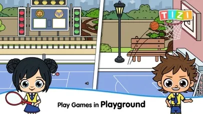 My Tizi School Cafe World Game screenshot 3