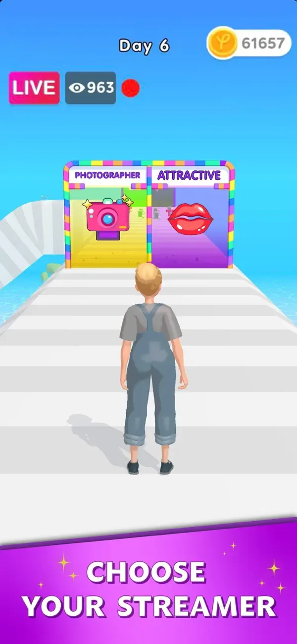 Streamer Rush: Dress & Impress screenshot 1