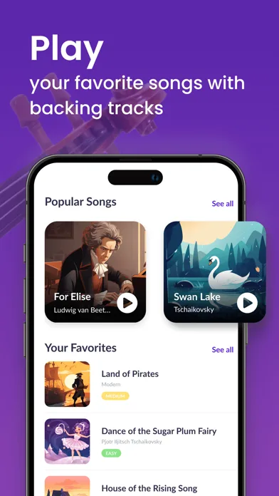 Learn & Play Violin - tonestro screenshot 3
