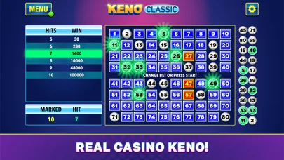 Keno Vegas - Casino Games screenshot 1