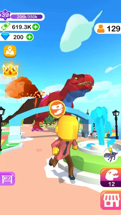 Dino Tycoon - 3D Building Game screenshot 1