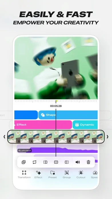 Blurrr-Music video editor screenshot 4