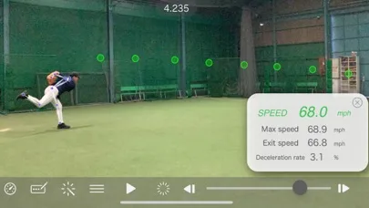 Baseball Speed Gun App screenshot 1