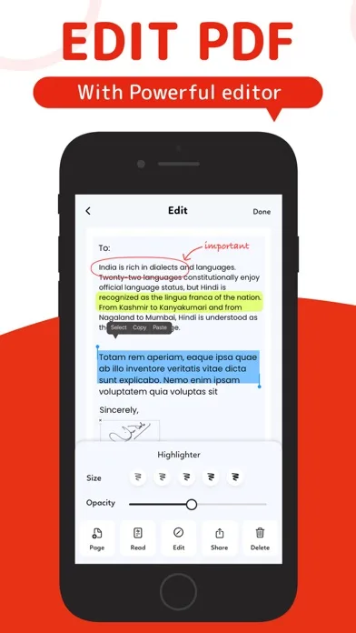 PDF Editor: Fill, Edit, e Sign screenshot 1