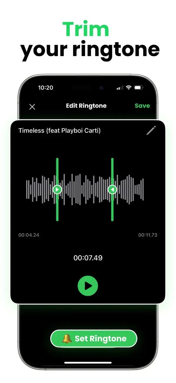 iRingtone: Spotify & YouTube screenshot 3