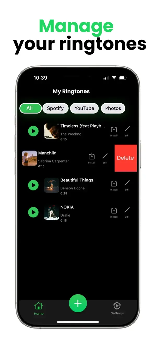 iRingtone: Spotify & YouTube screenshot 4
