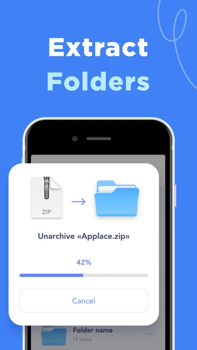 RAR Unzip-Zip File Opener 7Zip screenshot 3