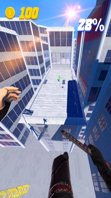 Rooftop Ninja Run screenshot 1