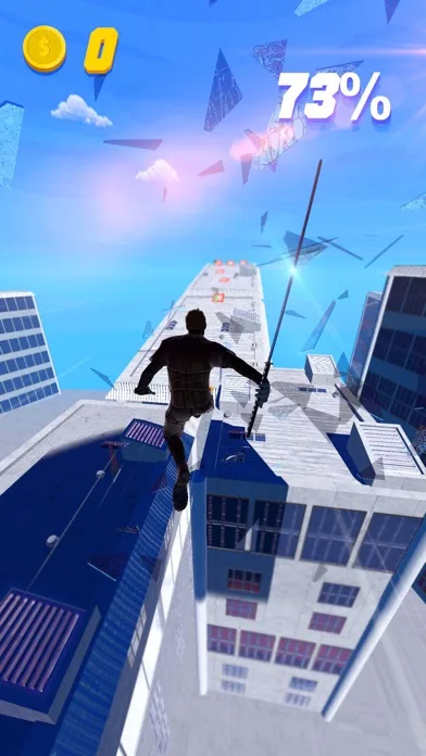 Rooftop Ninja Run screenshot 2