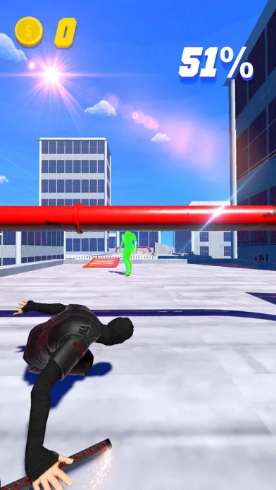 Rooftop Ninja Run screenshot 4