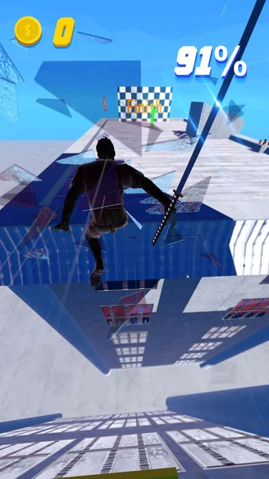 Rooftop Ninja Run screenshot 5
