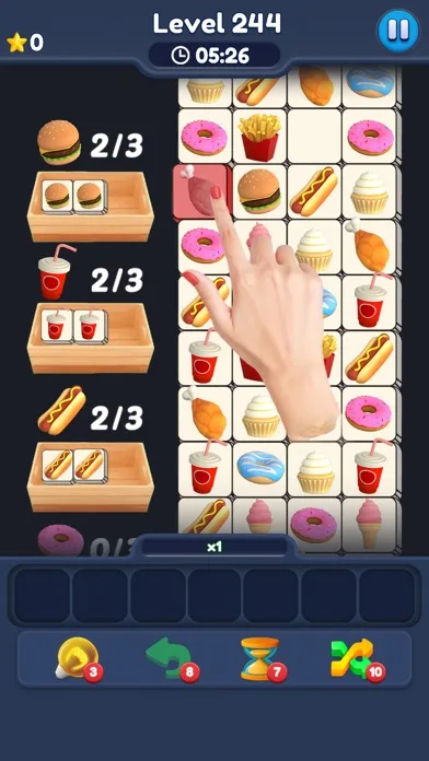 Food Match 3D: Tile Puzzle screenshot 5