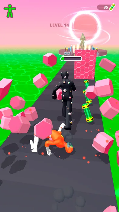 Monsters Lab - Freaky Running screenshot 3