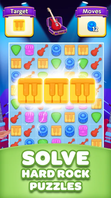 Hard Rock Adventures: Match 3 screenshot 2