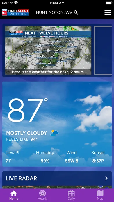 WSAZ Weather screenshot 1