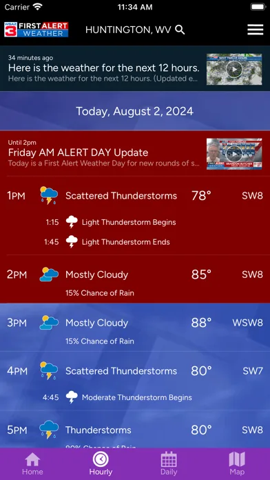 WSAZ Weather screenshot 2