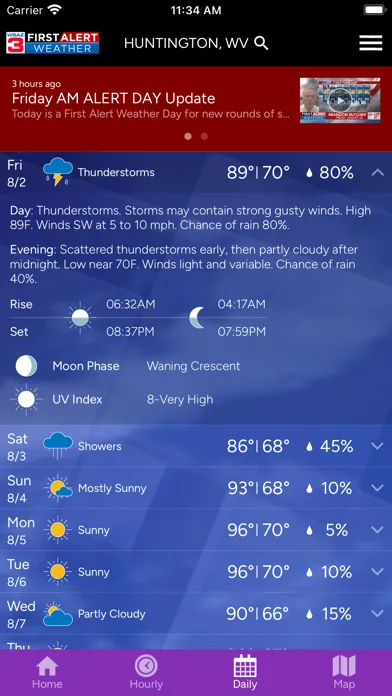 WSAZ Weather screenshot 3