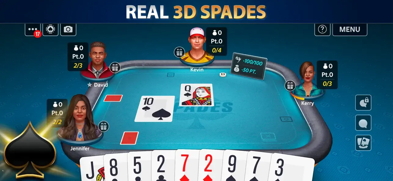 Spades by Pokerist screenshot 1