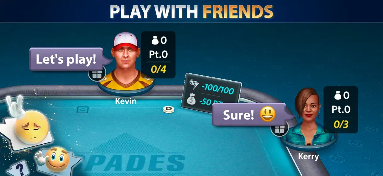 Spades by Pokerist screenshot 2