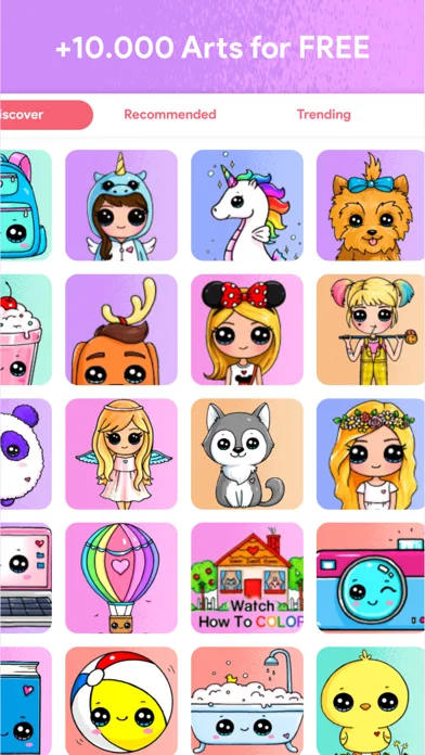 DrawCutie - Draw Cute Girls screenshot 1