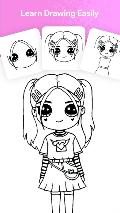 DrawCutie - Draw Cute Girls screenshot 4