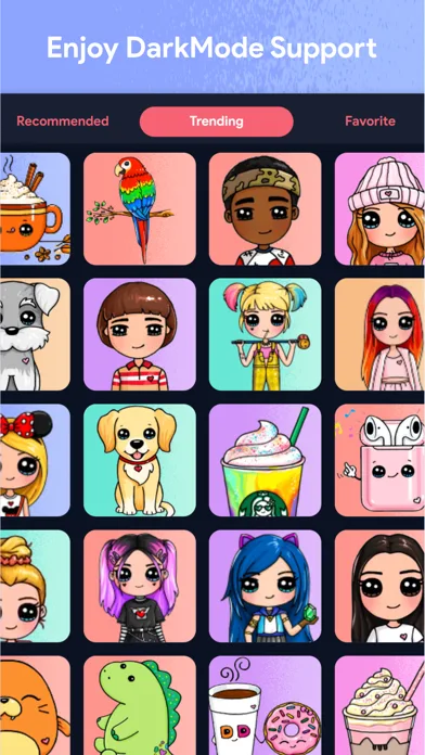 DrawCutie - Draw Cute Girls screenshot 5
