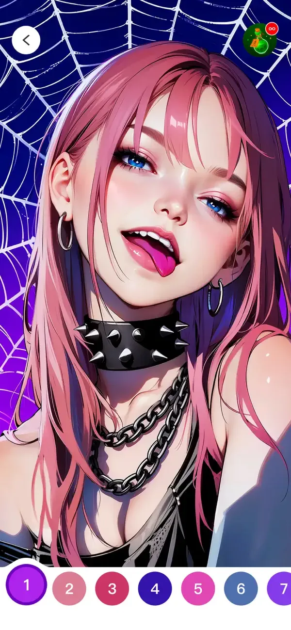 Dark Color: Paint by Number screenshot 5