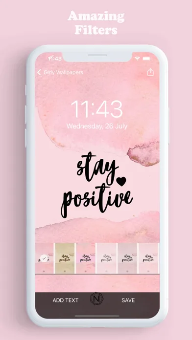 Girly Wallpapers Cute Glitter screenshot 5