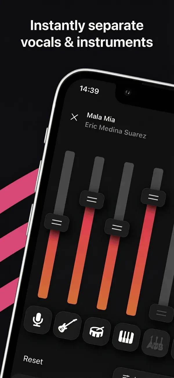 Stemz: remover vocal audio pro screenshot 1
