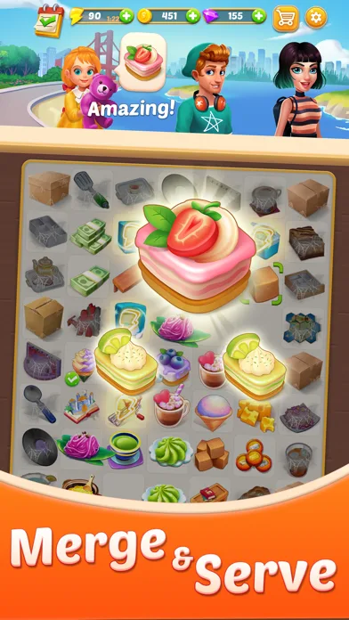 Merge Cafe – Merge game chef screenshot 3