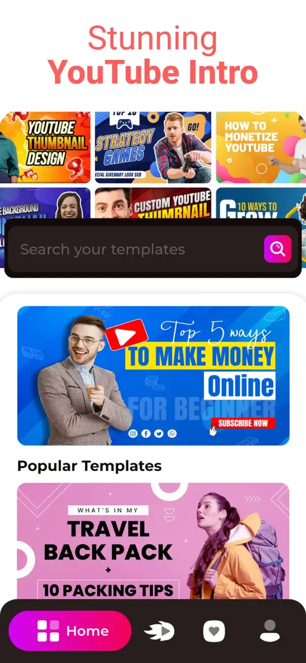 Intro Maker for YouTube video screenshot 1