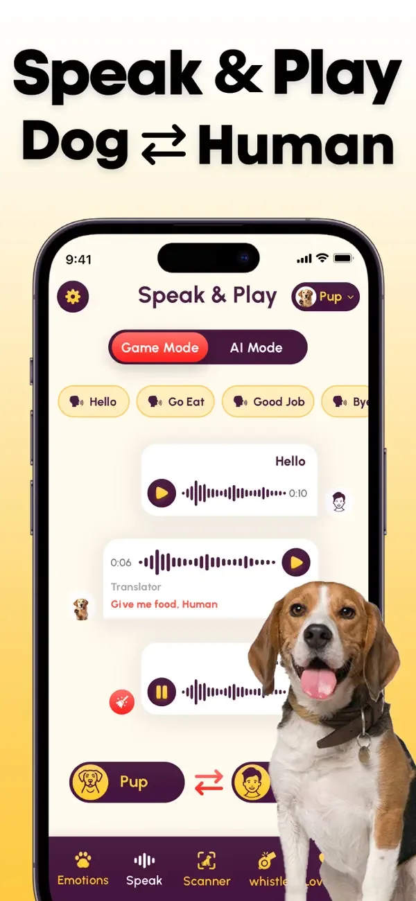 Dog Translator: DogTalk Game screenshot 2