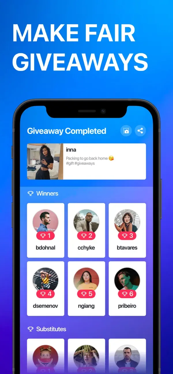 Giveaway Picker for Comments screenshot 2